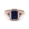 1.45 carat sapphire ring and diamonds