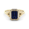 1.45 carat sapphire ring and diamonds