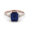 Sapphire and Diamond "Carla" Ring