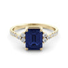 Sapphire and Diamond "Carla" Ring