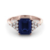 Art deco sapphire and diamond ring