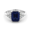 Art deco sapphire and diamond ring