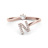 Personalized Diamond studded ring