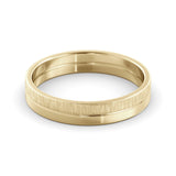 Half Matte half polished wedding ring